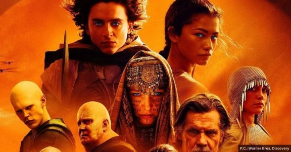 dune movie, zendaya, poster of dune 2